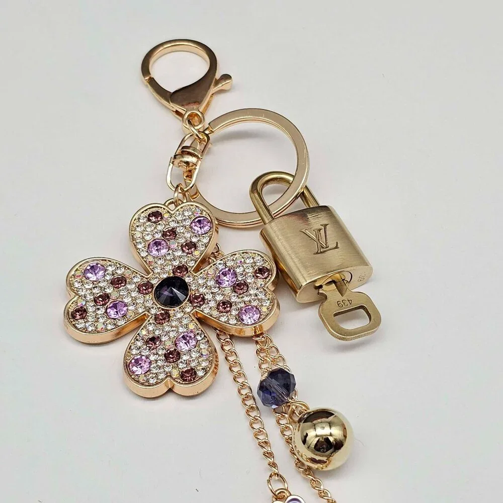 Authentic Louis Vuitton Lock & Key with unbranded Bagcharm, Keycharm, Keychain - Picture 8 of 9